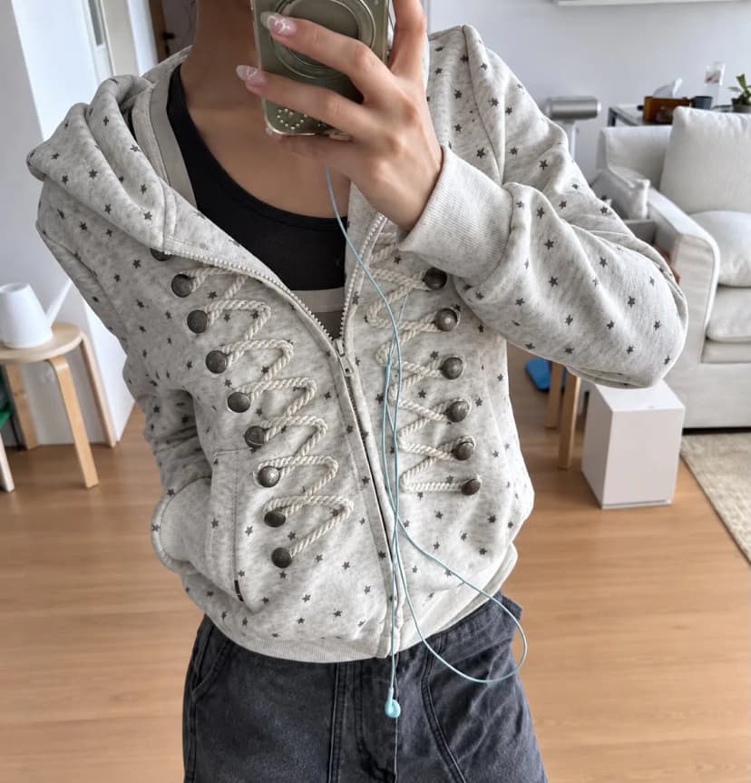 Antique Star Hood Zip-Up 사진 1/3