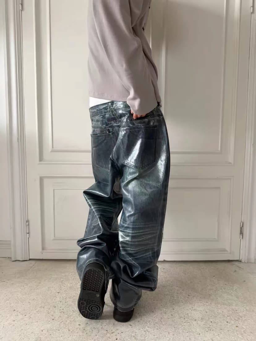 Liquid Chrome Coated 26 Denim 사진 1/5