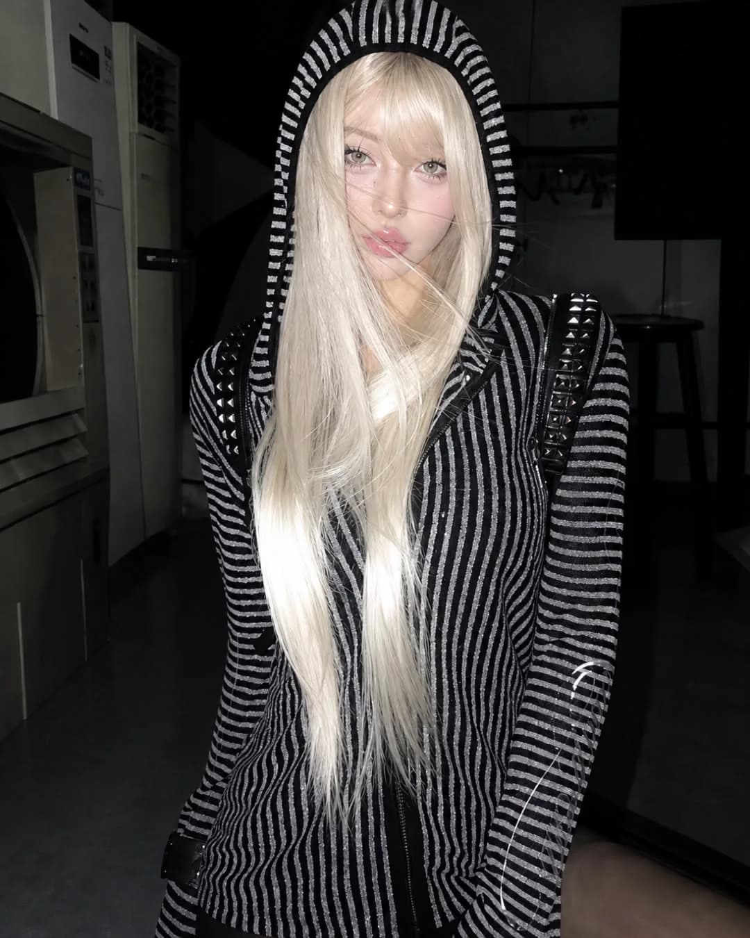 Shadow Stripe Zip Hoodie 설명 사진
