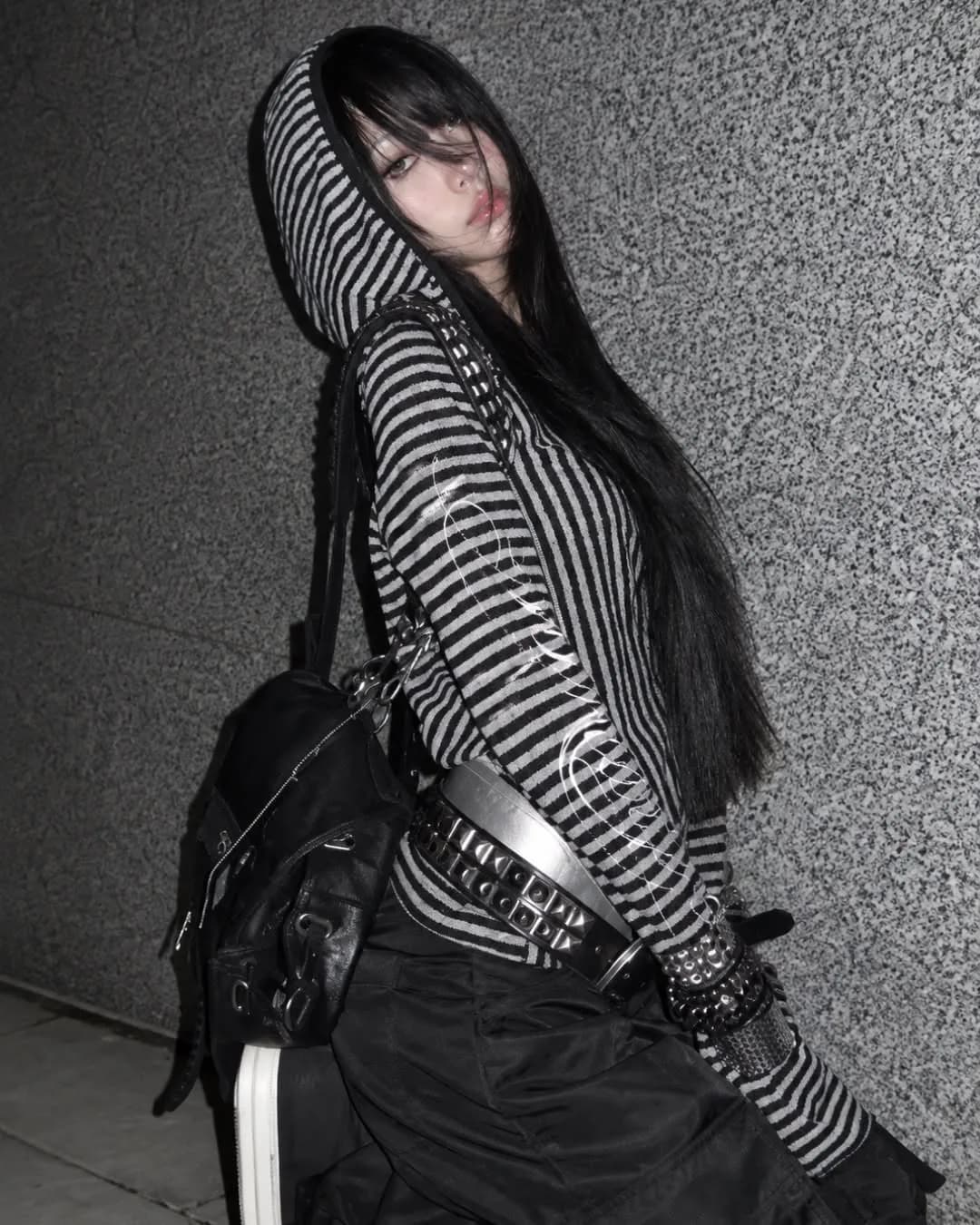 Shadow Stripe Zip Hoodie 3
