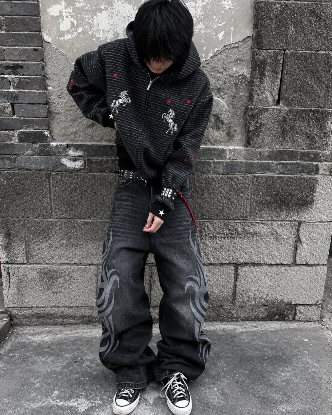 Vintagestyle Star Stripe Zip-Up 3