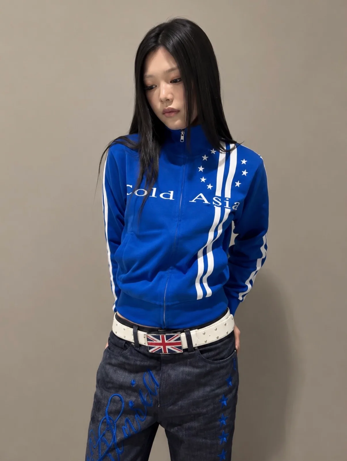 VOIDEN COLD ASIA STAR TRACK JACKET BLUE 1