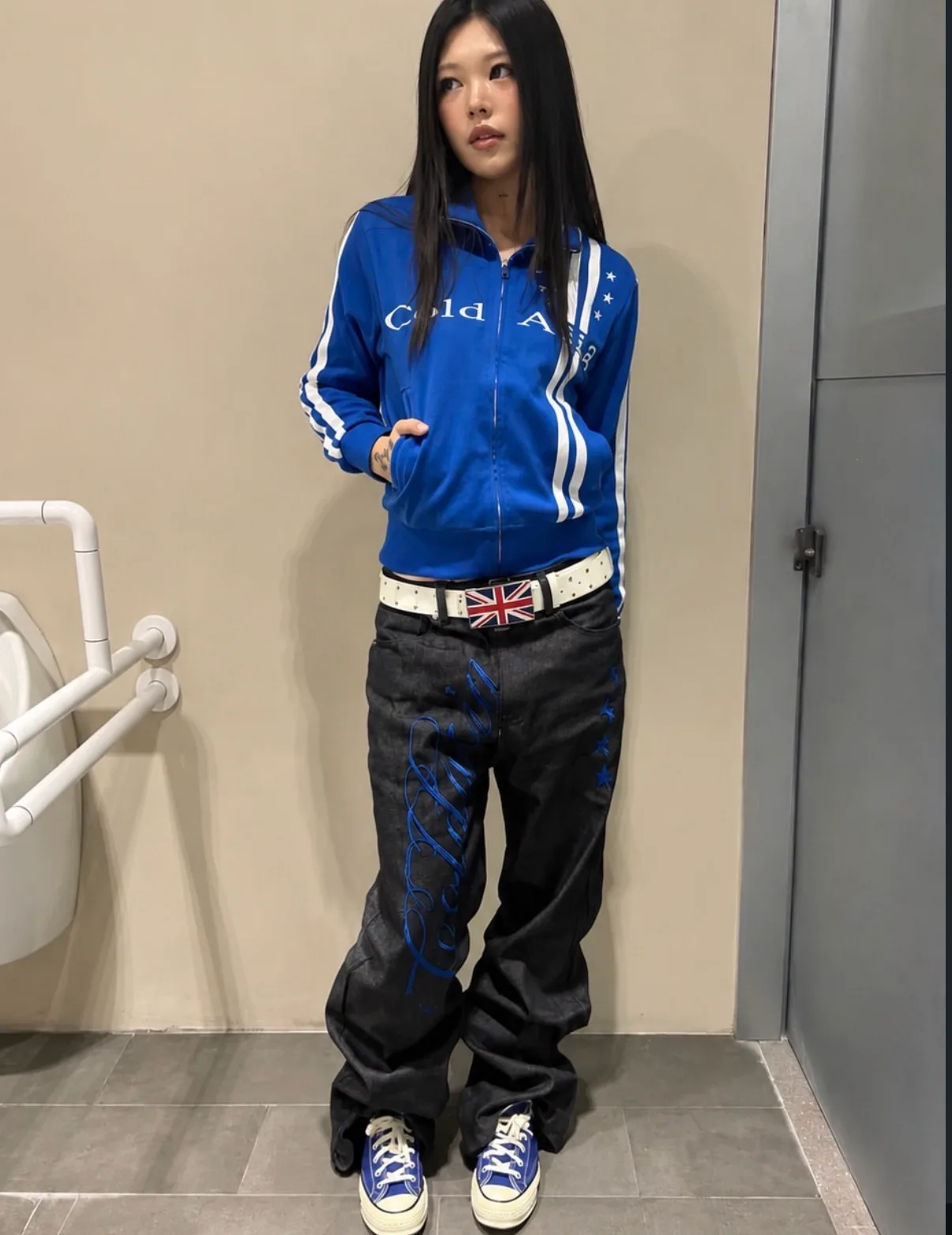 VOIDEN COLD ASIA STAR TRACK JACKET BLUE 2